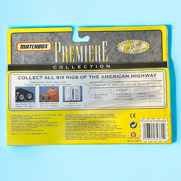 Matchbox Premier Collection Ford Aeromax Goodyear Semi Truck - Picture 2 of 3